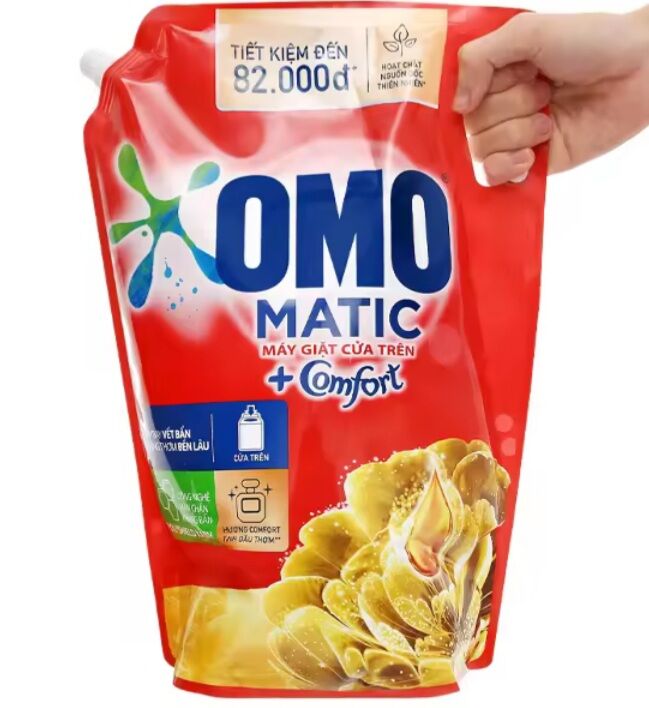 Nước giặt omo matic tinh dầu thơm