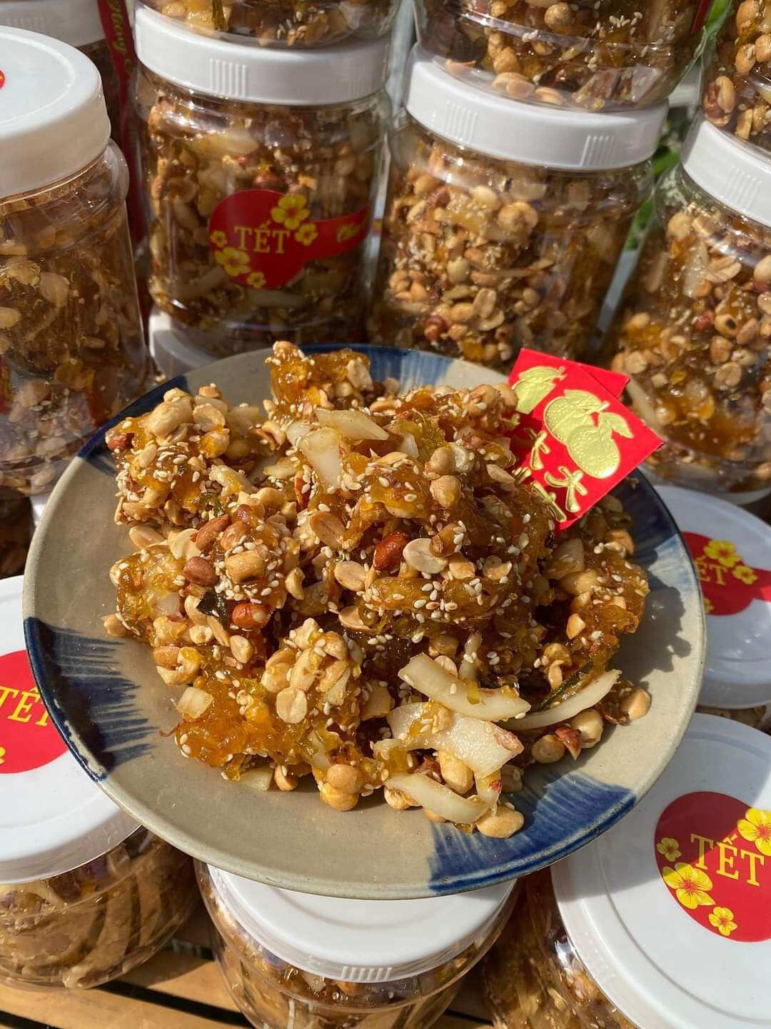 Khóm ngào dừa non 500g (Khóm mix dừa tắc)