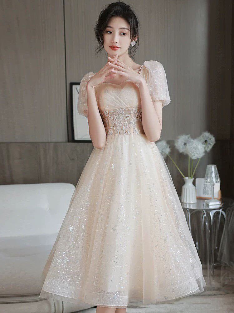 ĐẦM MAXI. Đầm xoà lưới phối ren. Vây lưới tay ngắn chất liệu lưới xếp ly thiết kệ hiện đại trẻ trung năng động