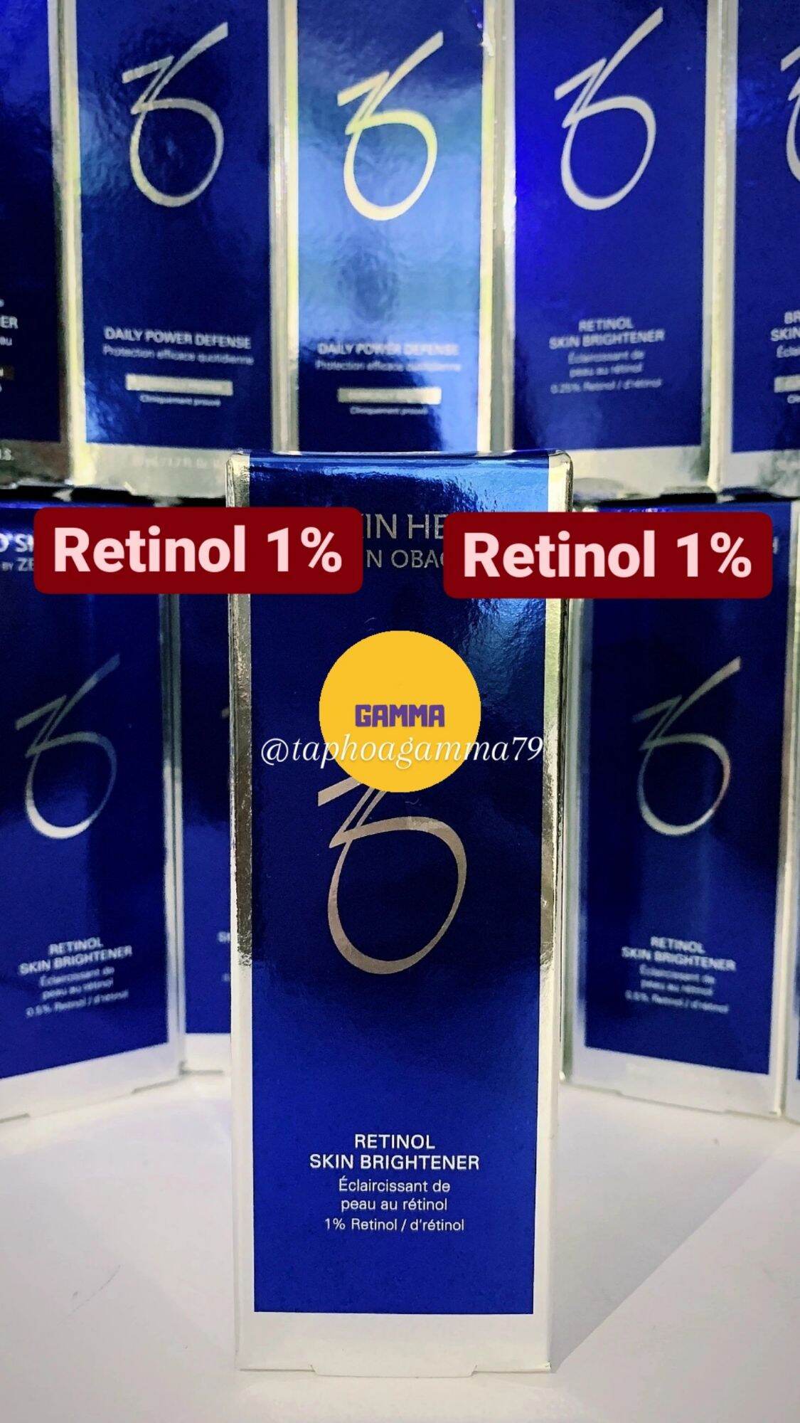 Kem dưỡng trắng da zo retinol 1% 50ml