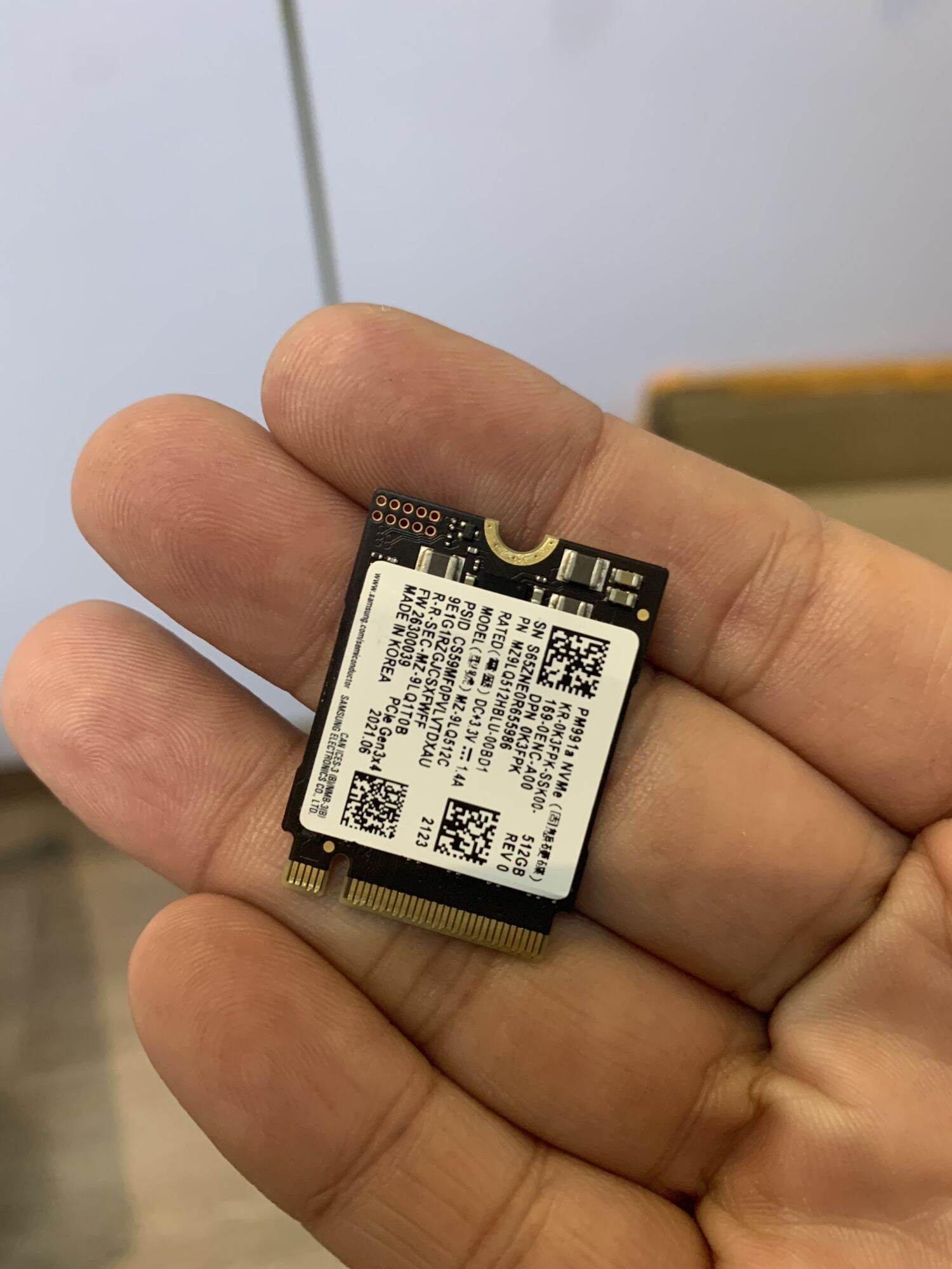 Ổ cứng SSD Samsung M2 2230 PM991a 512GB / 1TB - SSD lắp Surface