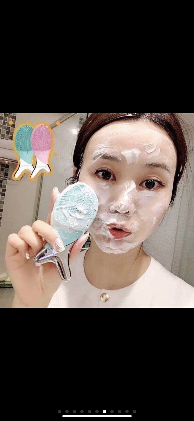 Máy rửa mặt cá Wellderma - Bảo hành 1 đổi 1 trong 1 Tháng