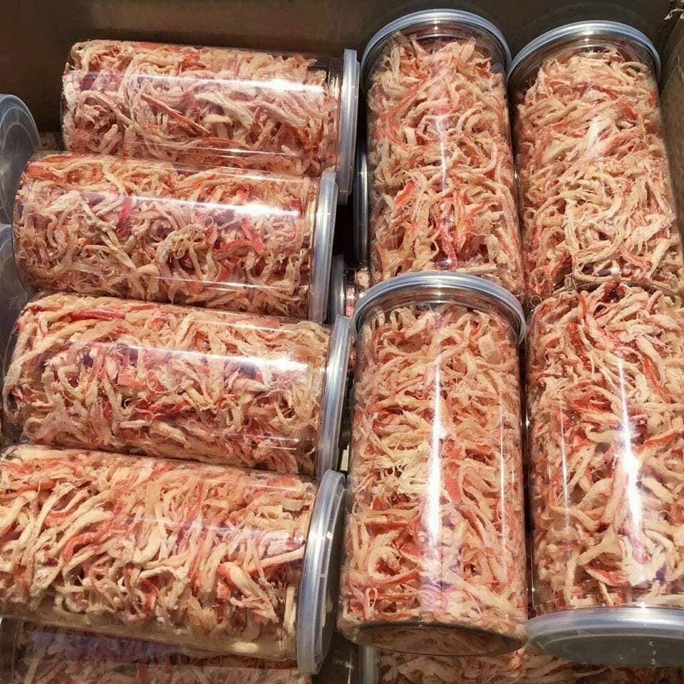 Mực sợi hấp dừa 250g