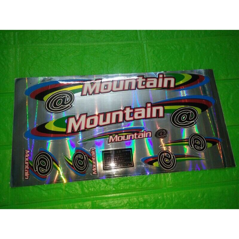 Mountain Bike Sticker Set @ Imported from Thailand