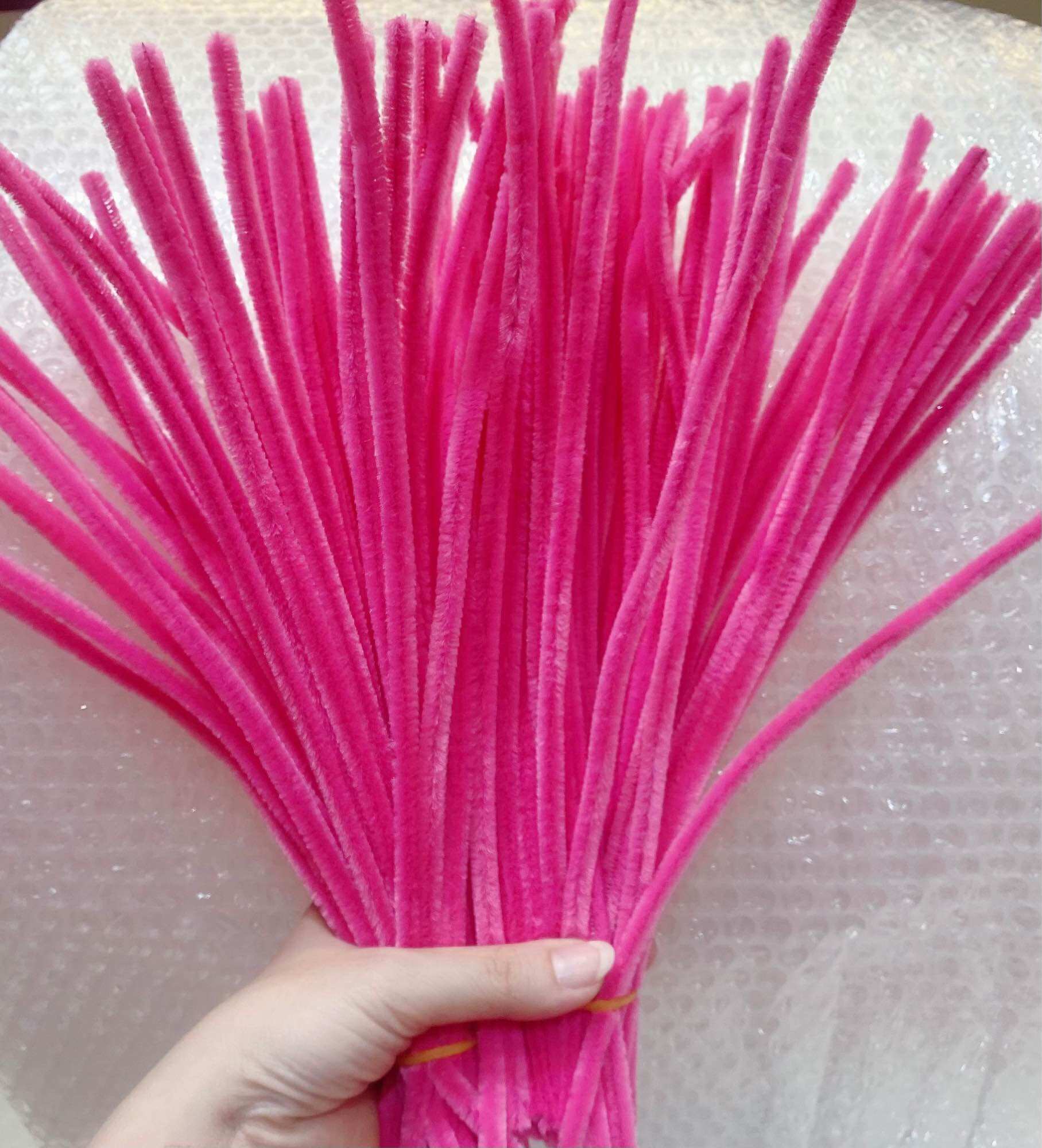 50 Sợi Kẽm Lông, Kẽm Nhung 6mmx30cm [Màu Tự Chọn]