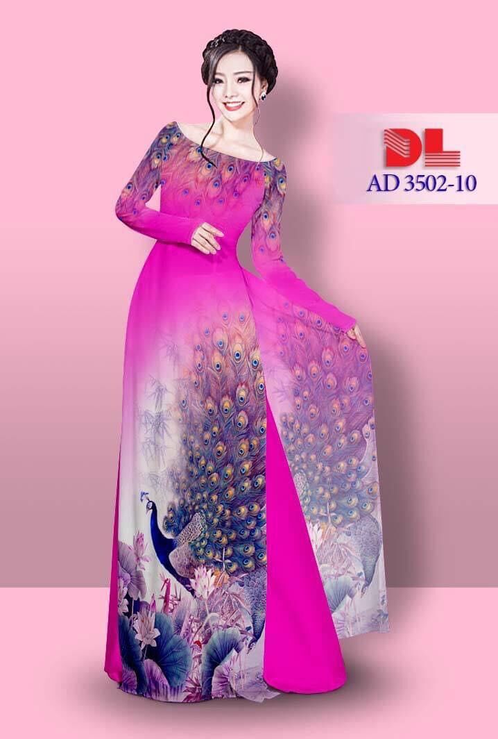 [HCM]Vải áo dài con công