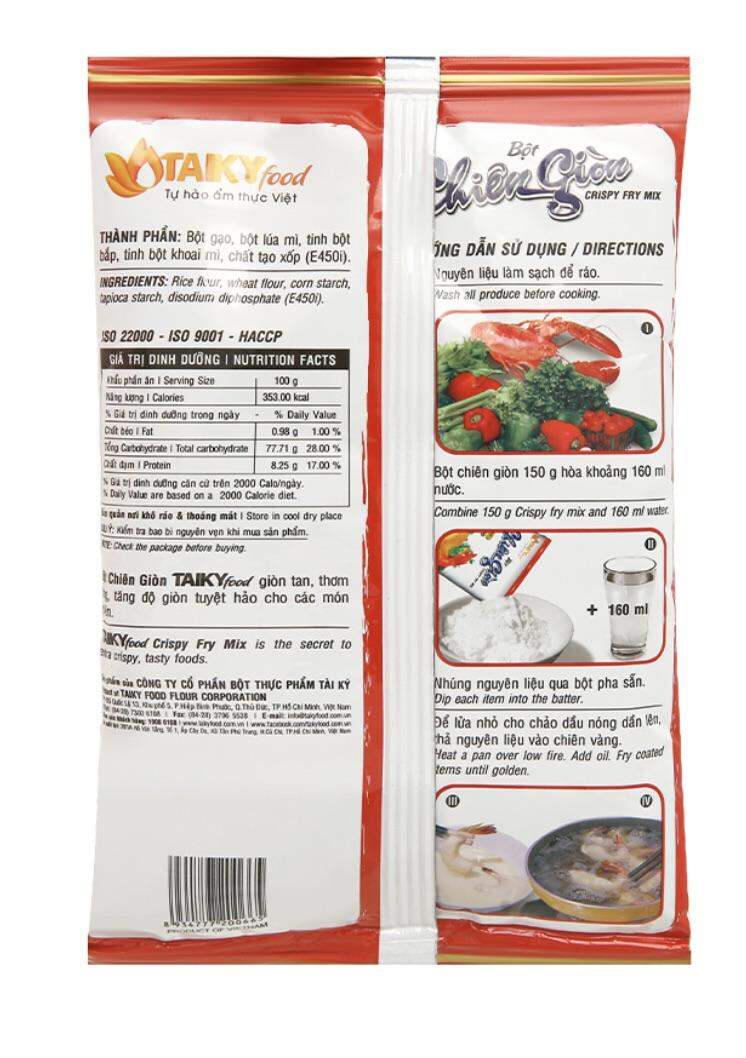 Bột chiên giòn Tài Ký 150gr ( giá sỉ bán lẻ)