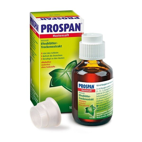 Siro ho Prospan Forte, viêm phế quản chai 100ml