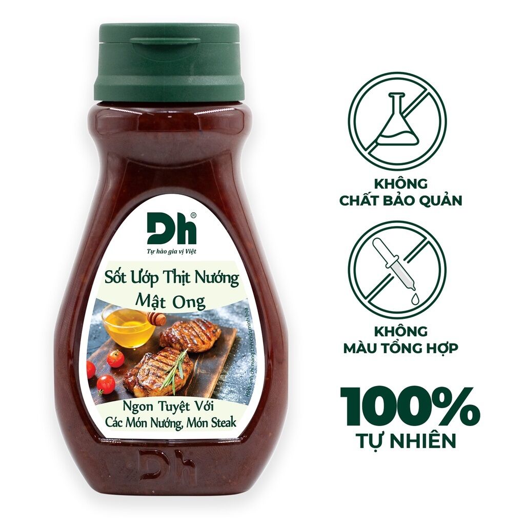 Sốt ướp thịt BBQ DH chai 200gr