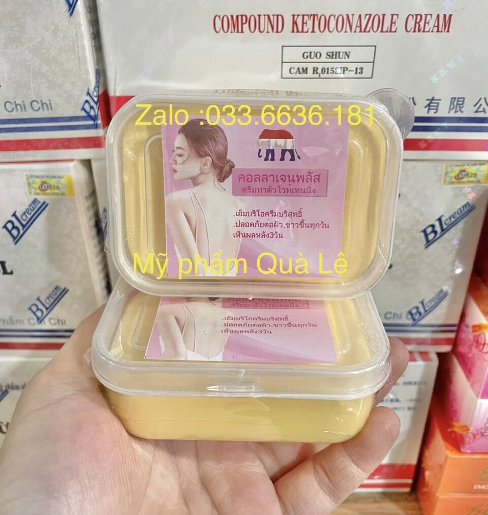 Kem cốt thái trắng da con voi hủ 100g