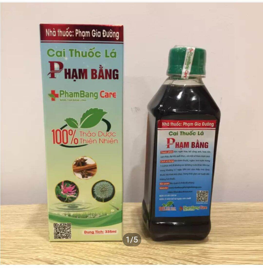 Nước Xúc Miệng Thảo Dược cai Thuoc Lá