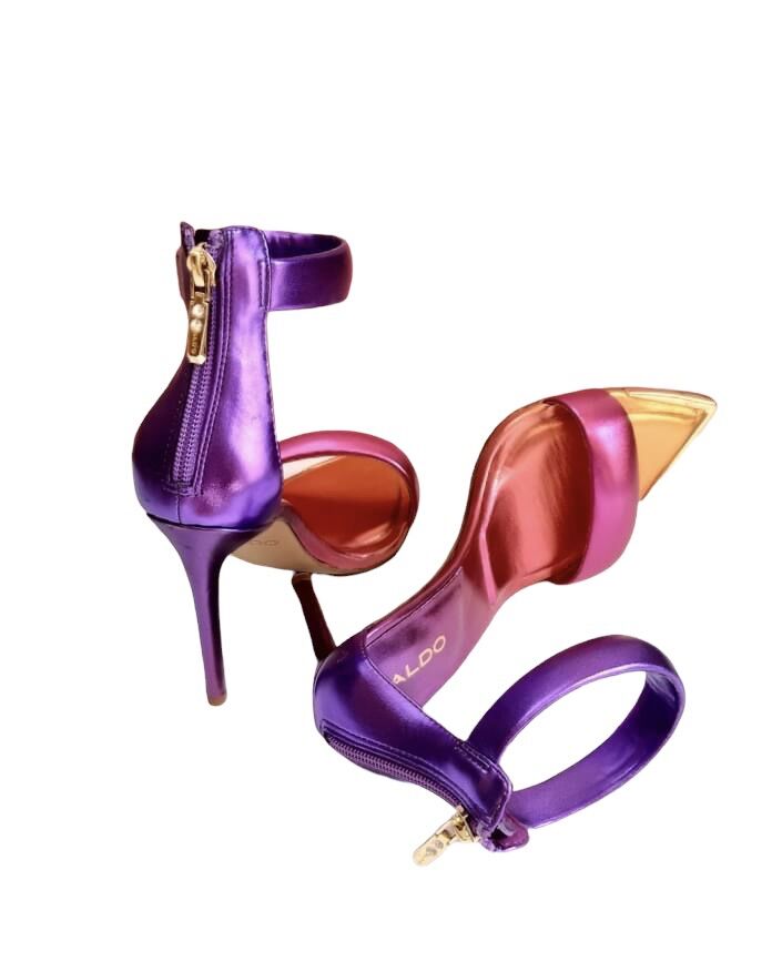 Giày sandal cao gót Aldo chuẩn xuất.