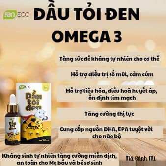 FANECO - Dầu Tỏi Đen Omega3 30ml