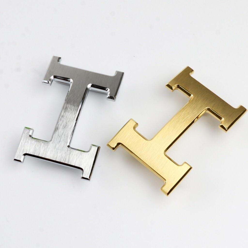 Mặt thắt lưng chữ H cho dây lưng cao cấp, mặt thắt lưng Nam #415