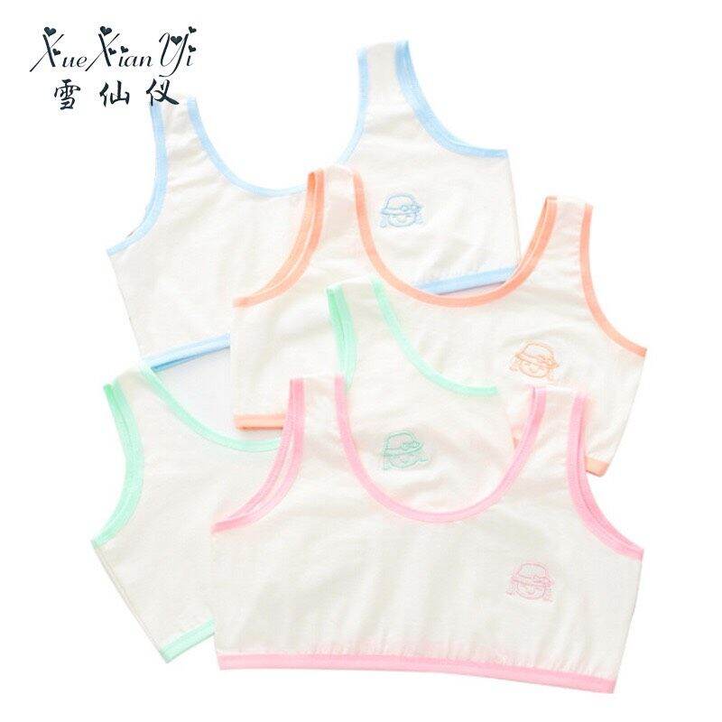 Áo lá học sinh cấp 1 cấp2 không đệm áo lót bé gái bra học sinh từ 29-50kg