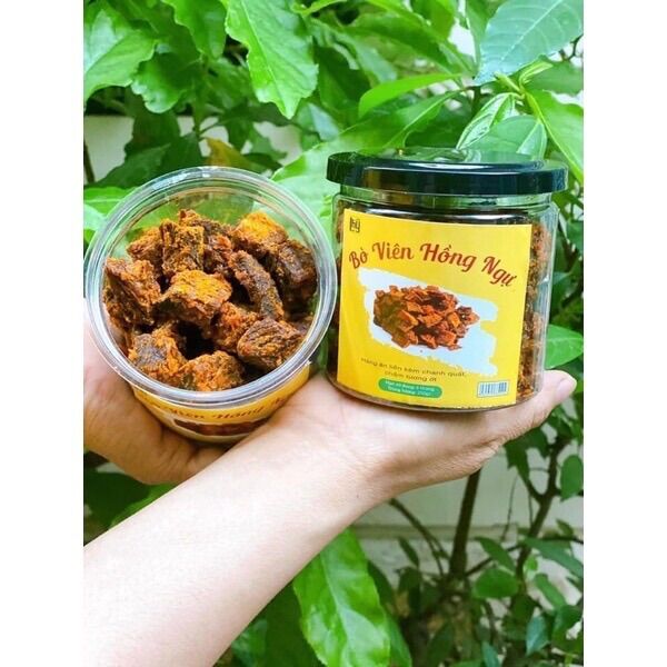 Bò khô dạng viên hồng ngự handmade 99/hộp 250g