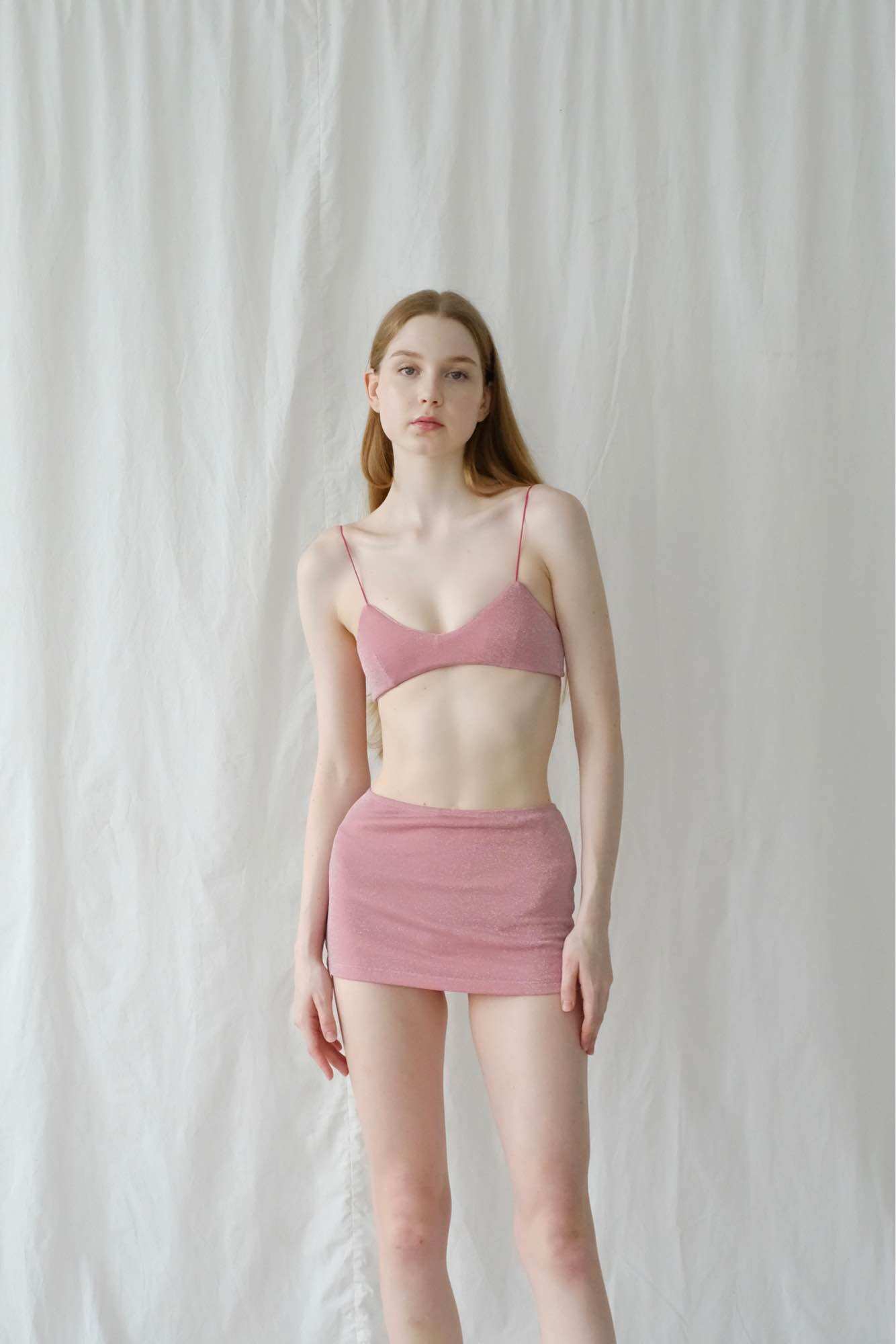 Oyster and Mermaid Pink Tinker Bell Swimwear Set