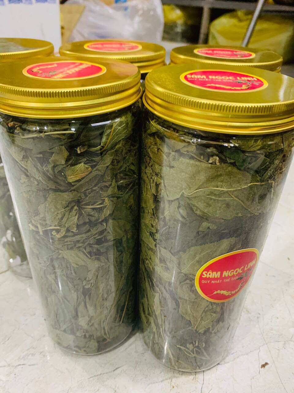 Lá sâm ngọc linh khô ( hộp 100g)