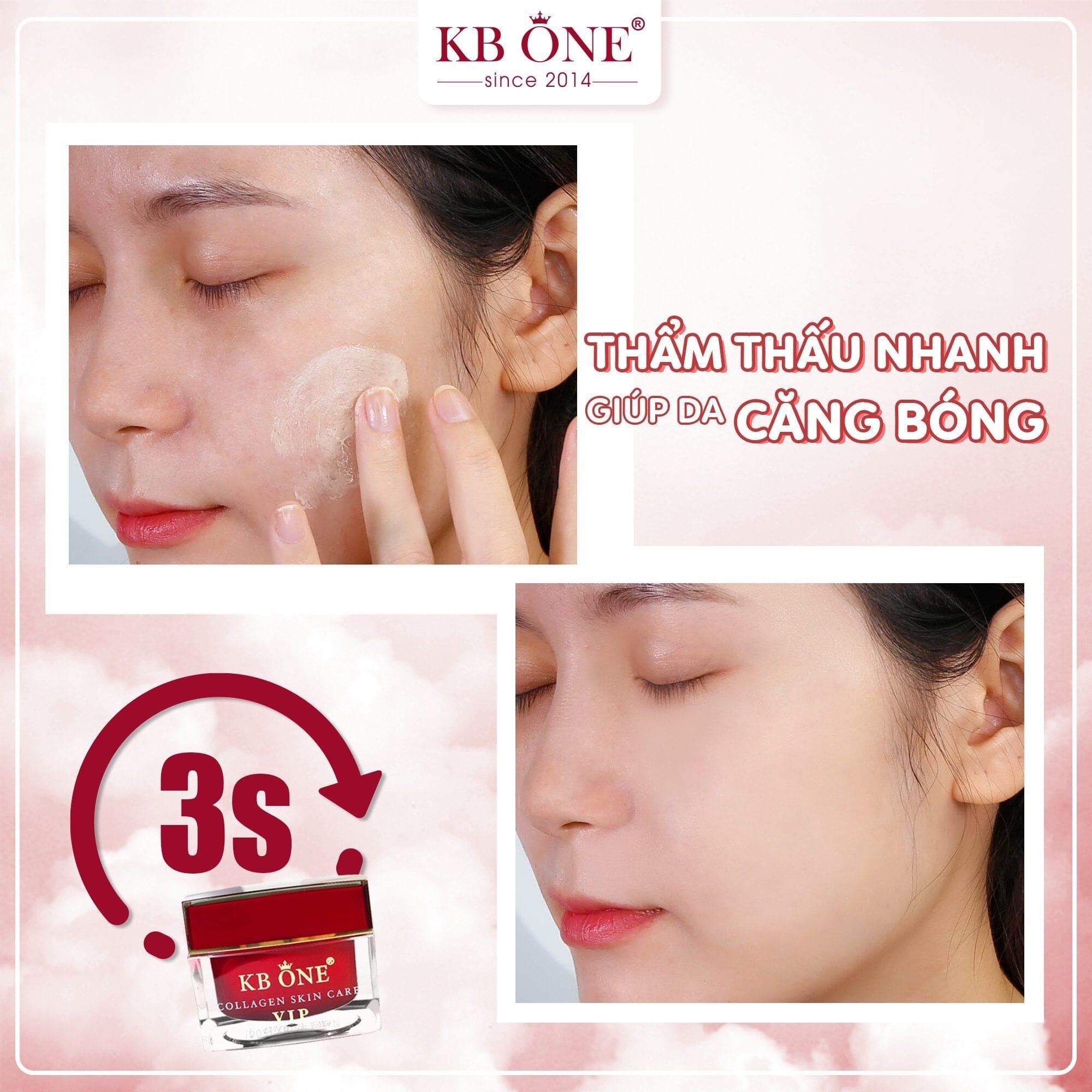 Kem KB.ONE VIP Đỏ 50gr Dưỡng Trắng Da Mặt Cao Cấp
