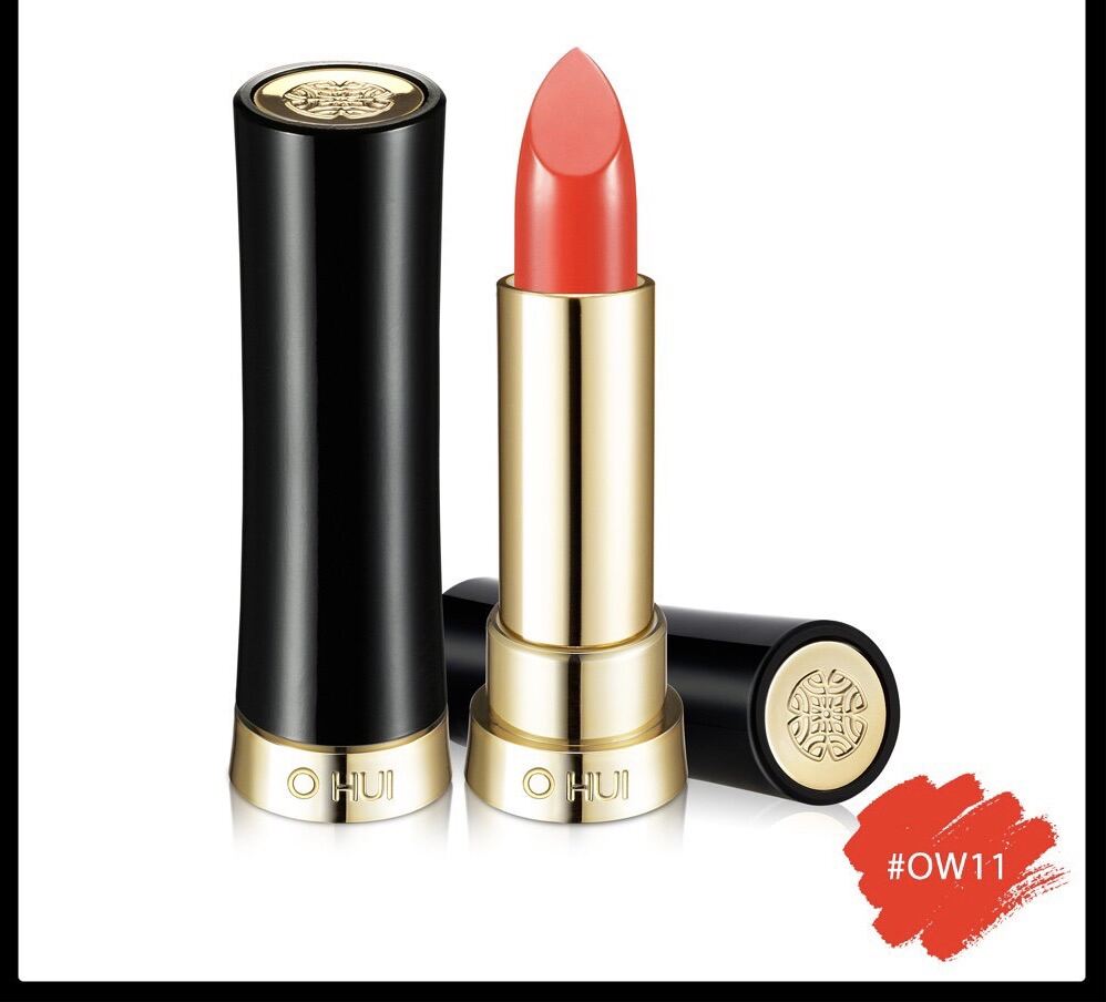 Son Ohui màu OW11- Đỏ camSon môi OHUI Rouge Real Lipstick 3.5g