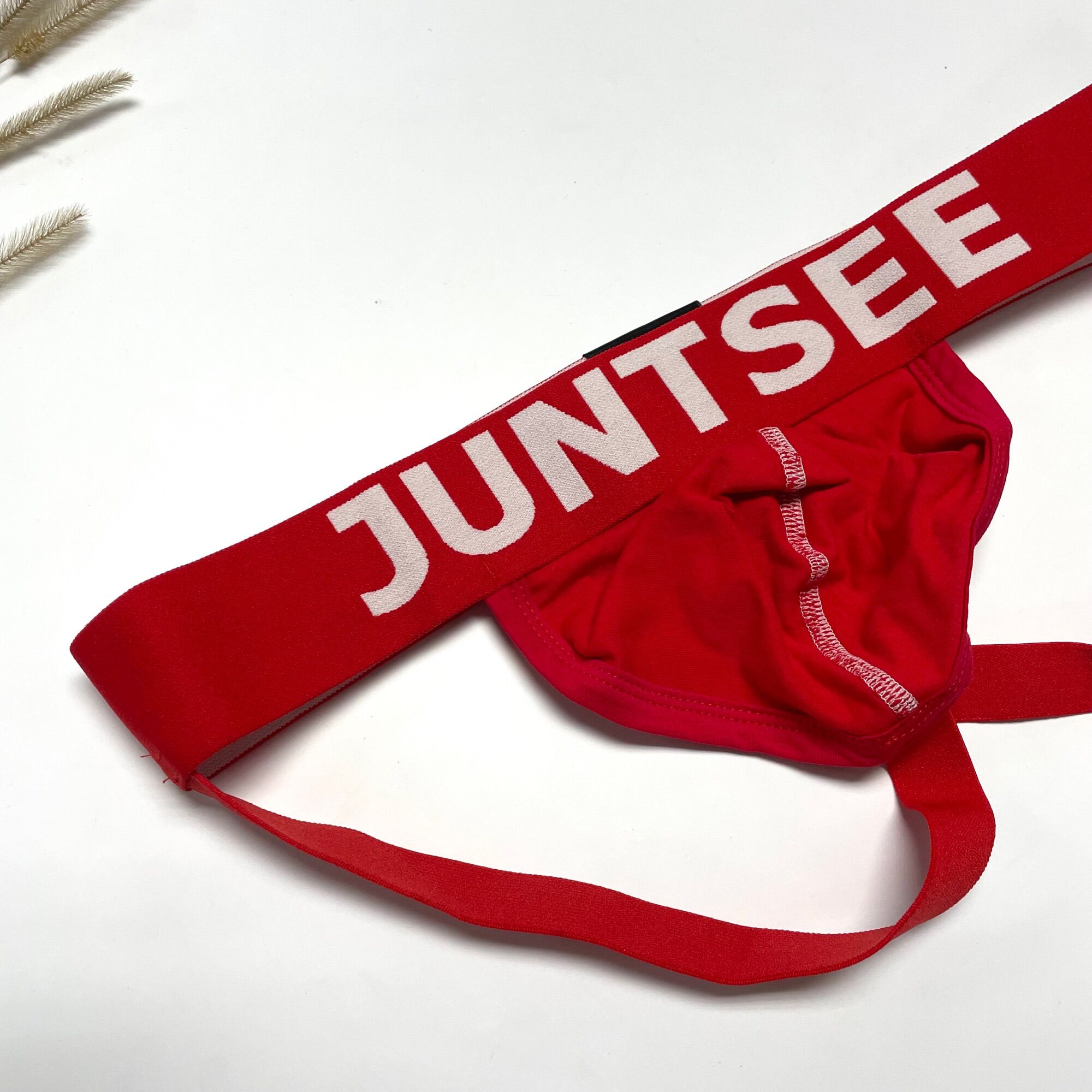 Quần lót nam Jockstrap màu đỏ size M-XL
