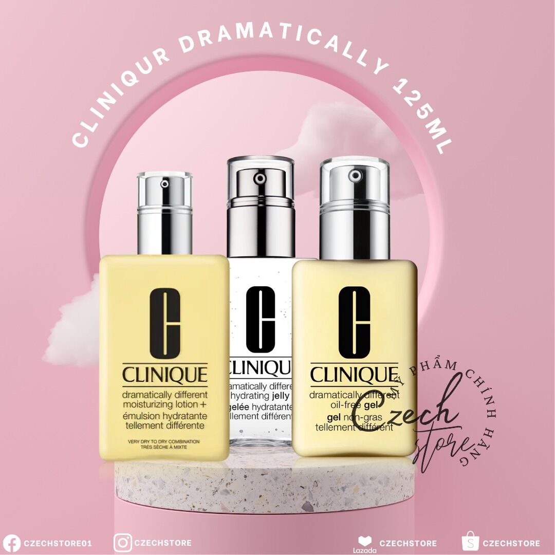 Kem dưỡng ẩm,cấp ẩm cho da Clinique Jelly , clinique gel , cliniqur lotion 125ml