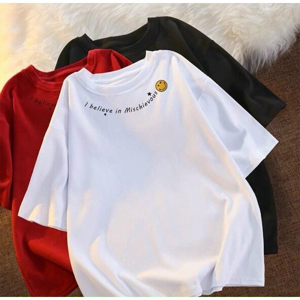 Áo thun tay lỡ unisex G06 goodvibes