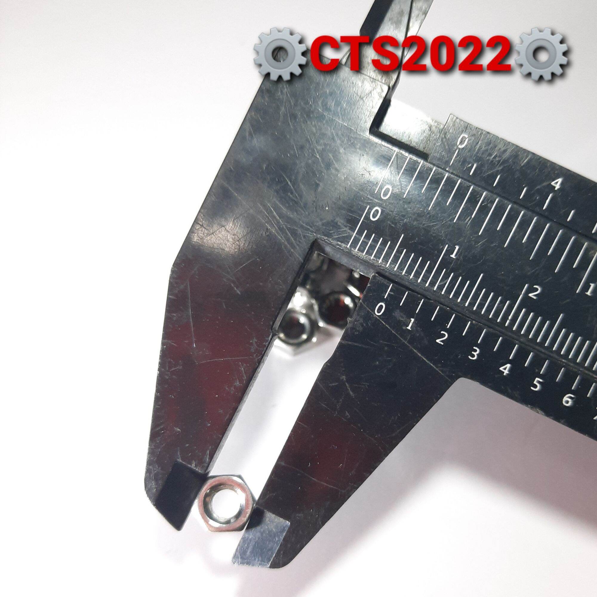 2 Con đai ốc (tán) M4 inox 304