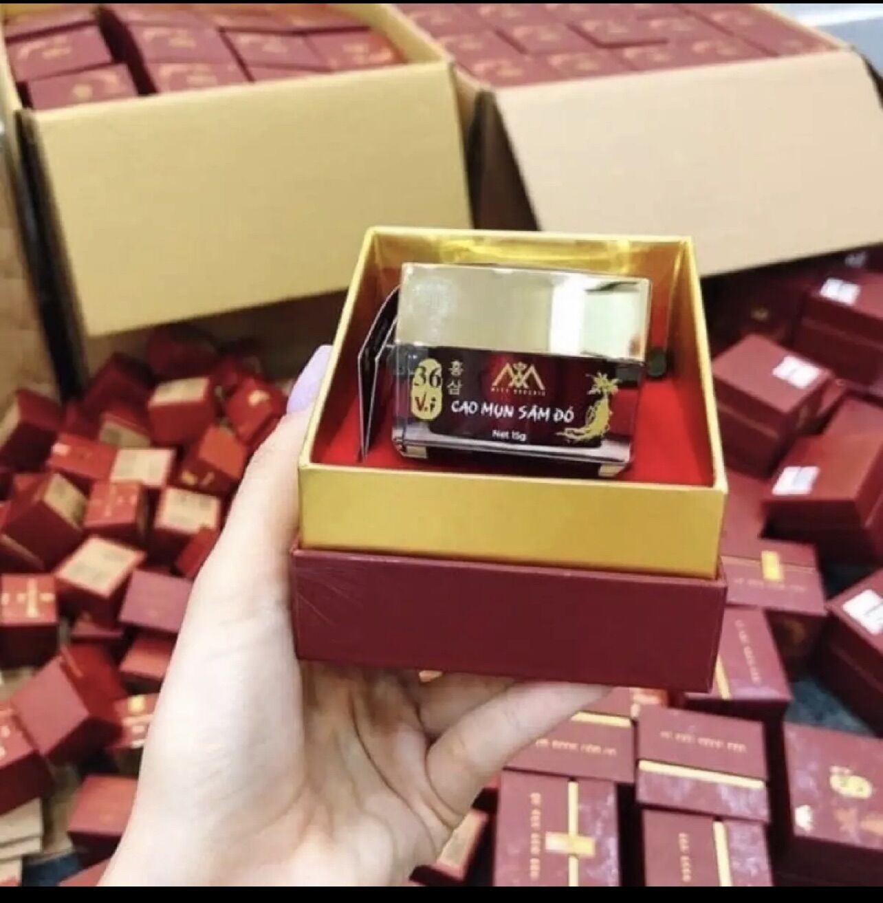 Cao mụn sâm đỏ 36 vị chính hãng