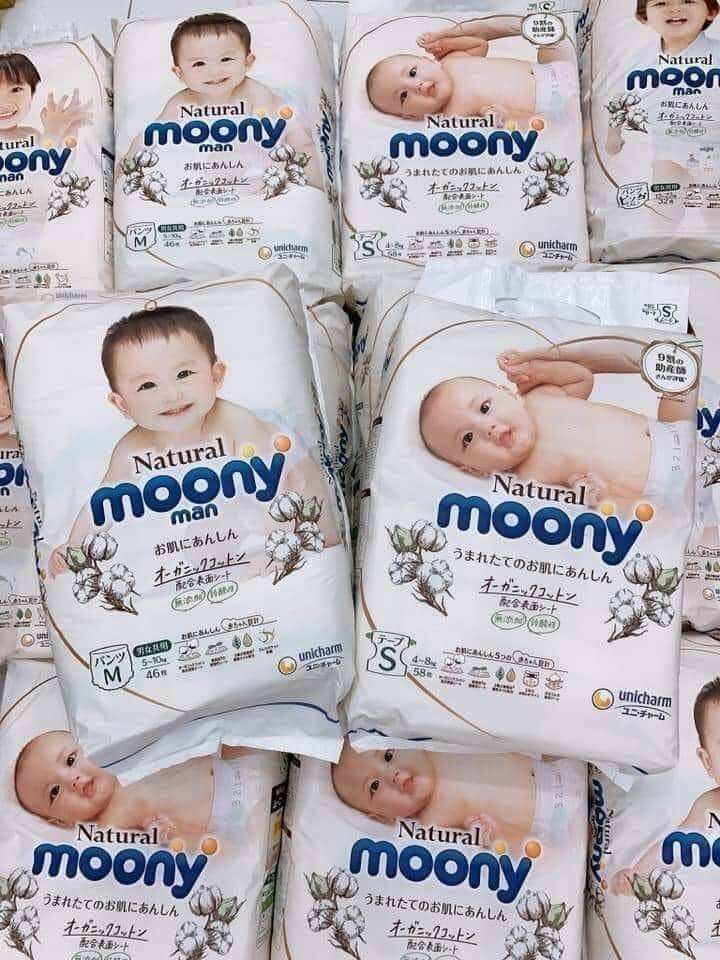 BỈM QUẦN MOONY TRẮNG NATURE NHẬT SIZE XL (12-22kg) 32 miếng