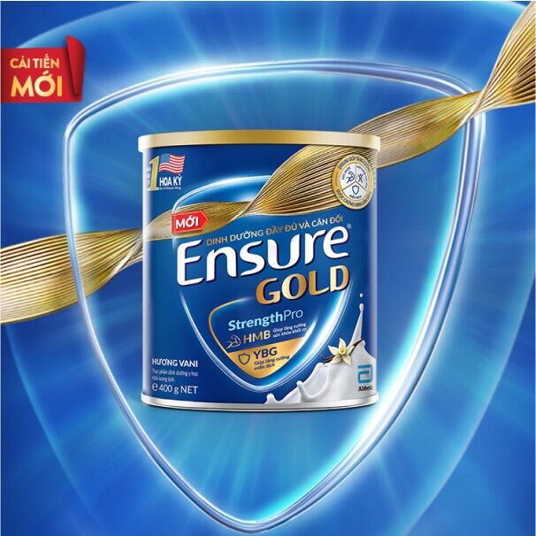 Sữa Bột Ensure Gold Vani 380g