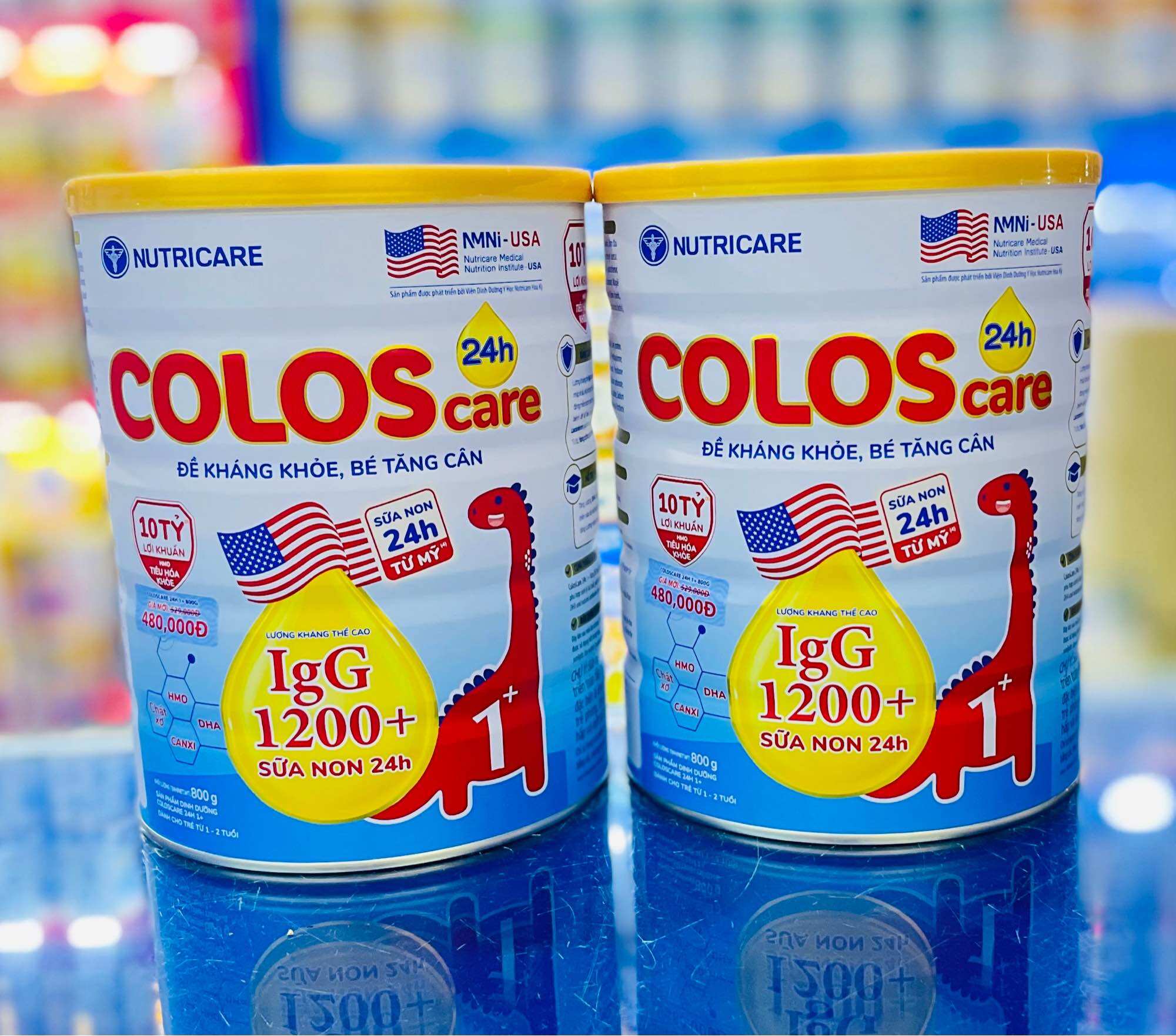 (Date mới) Combo 2 Lon sữa Colos Care 1+ (800g) CHÍNH HÃNG