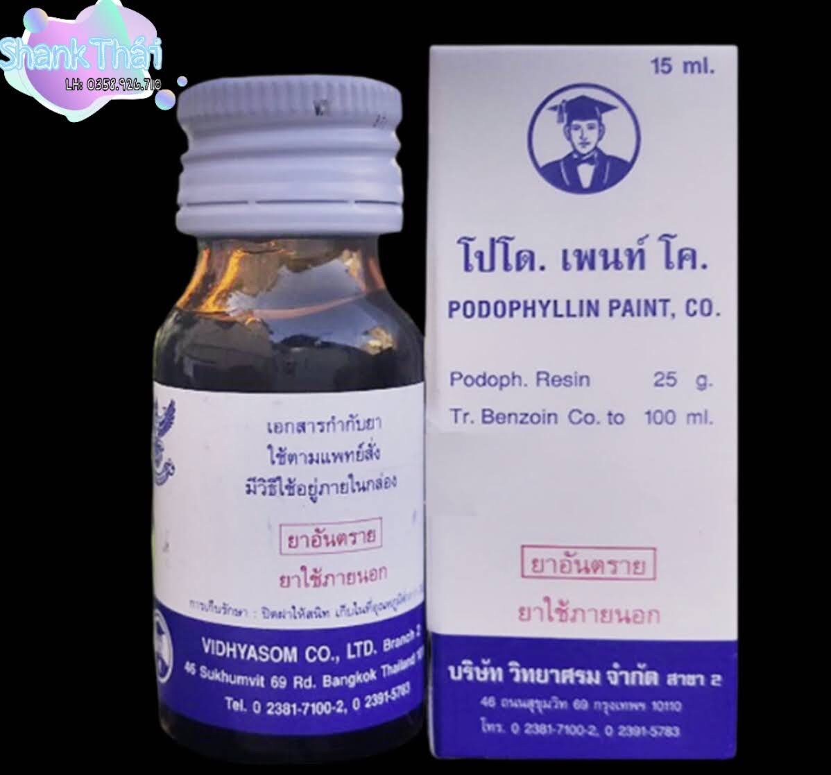 Podophyllin 25% chính hãng thái lan