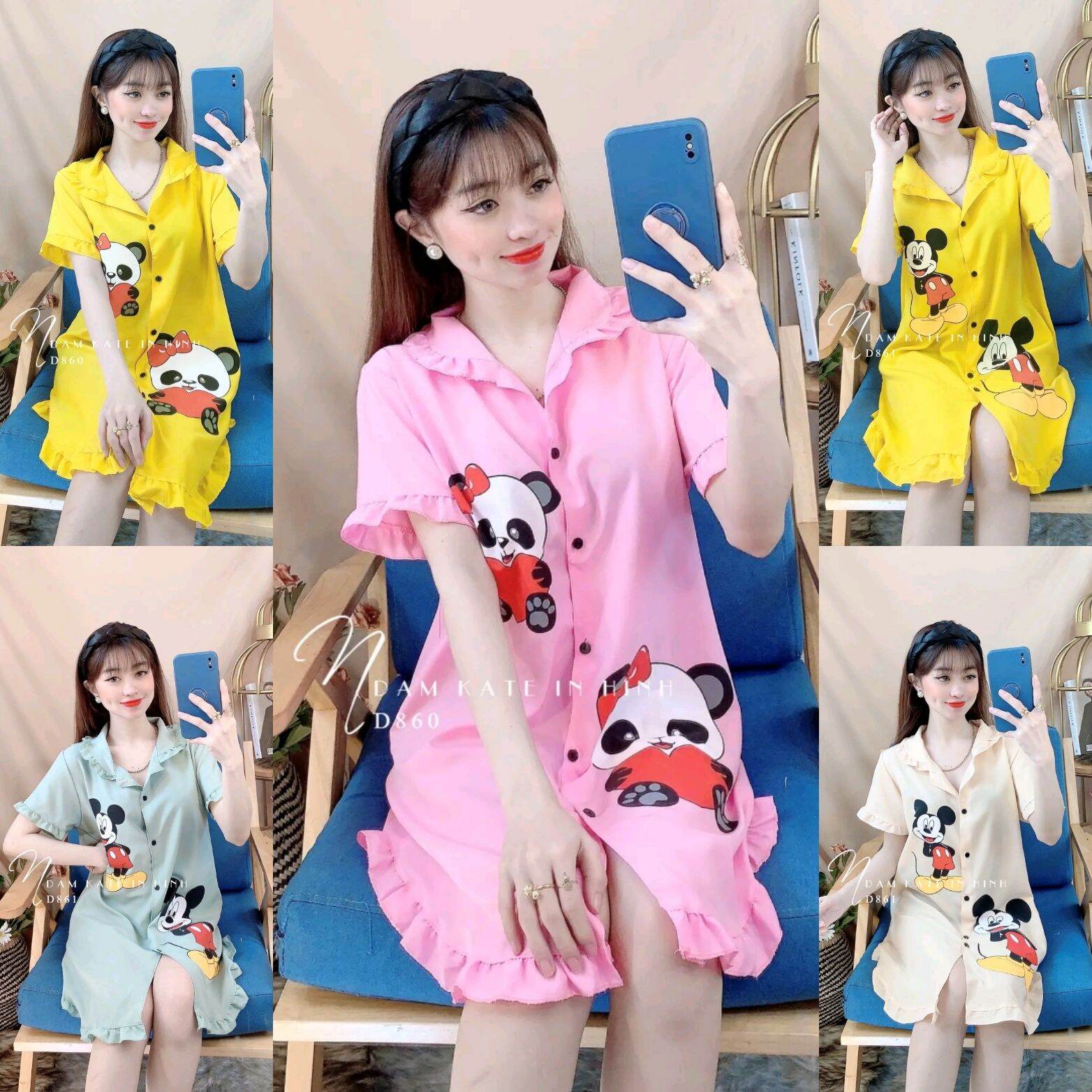 Nightgown and Shirt for Women