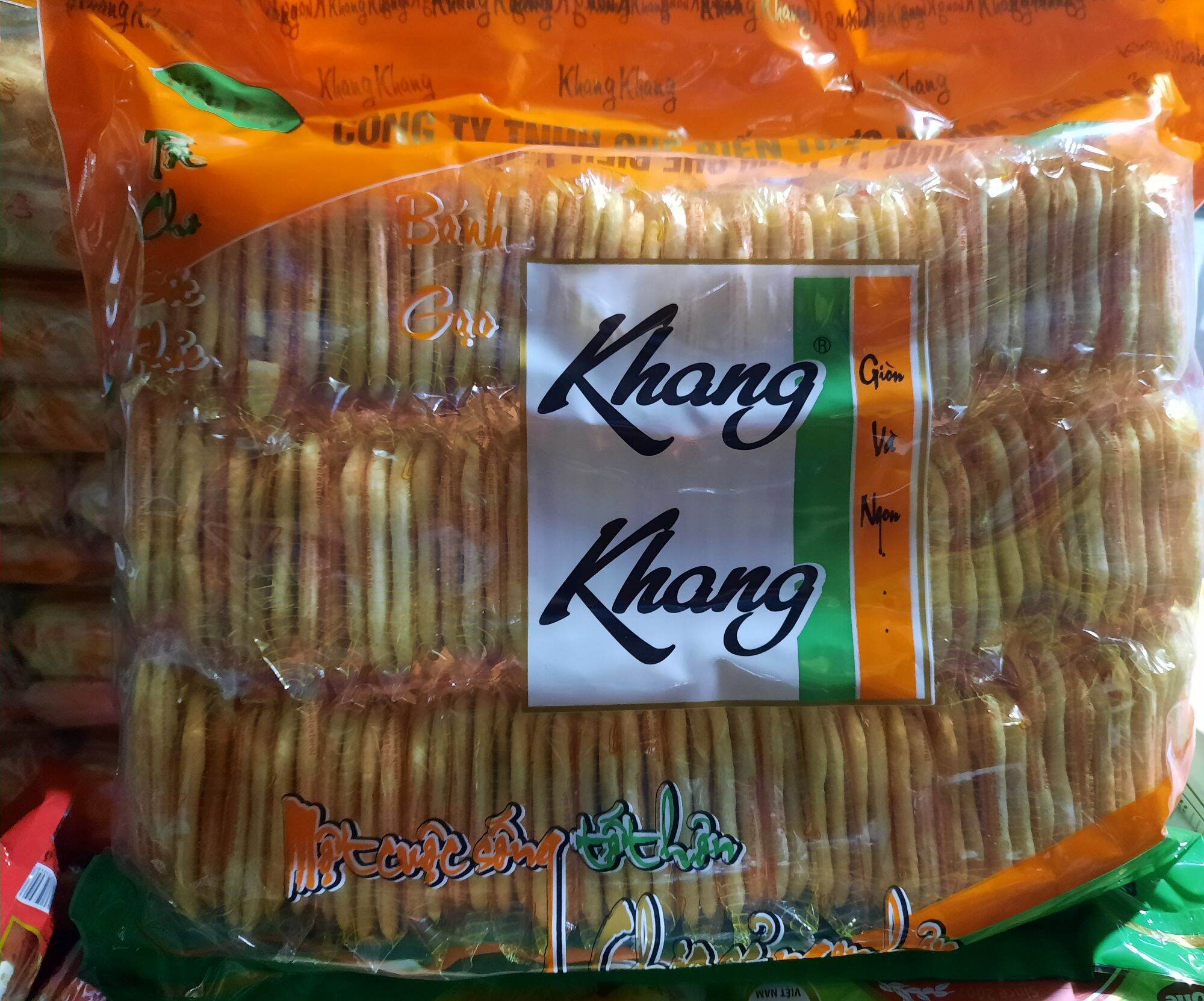 bánh gạo Khang Khang vị mặn bịch 800g