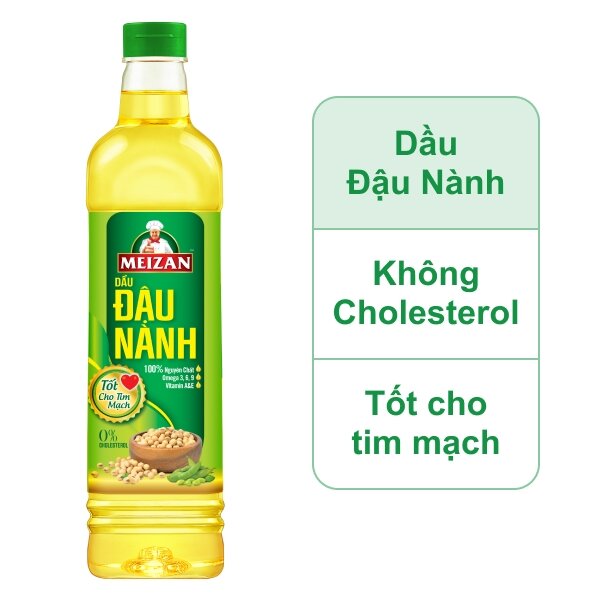 Dầu đậu nành Meizan chai 1 lít