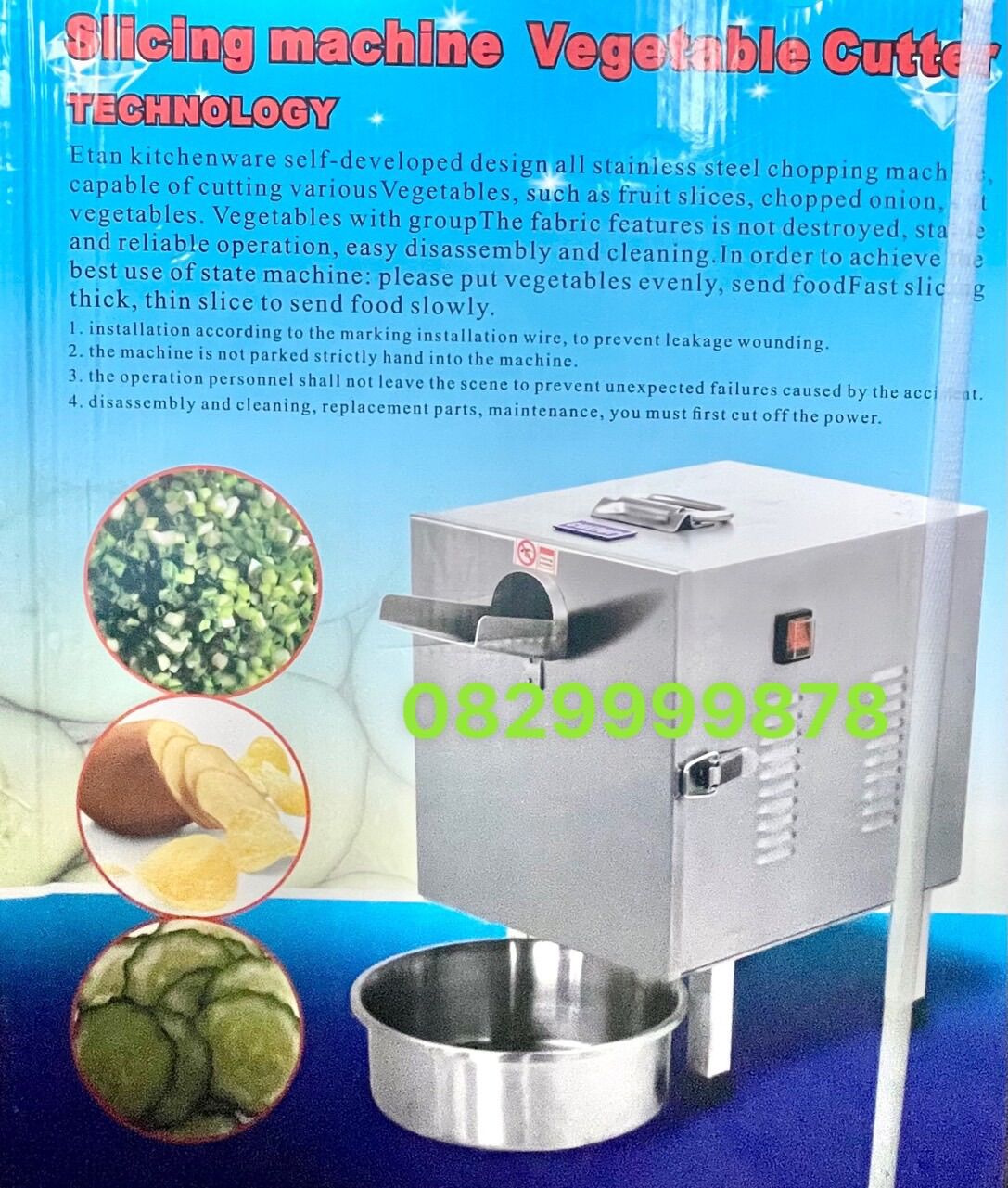 Máy cắt hành lá - xả công nghiệp