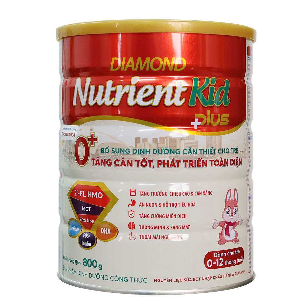 Sữa bột nutrient kid số 0+, 1+. lon 800g