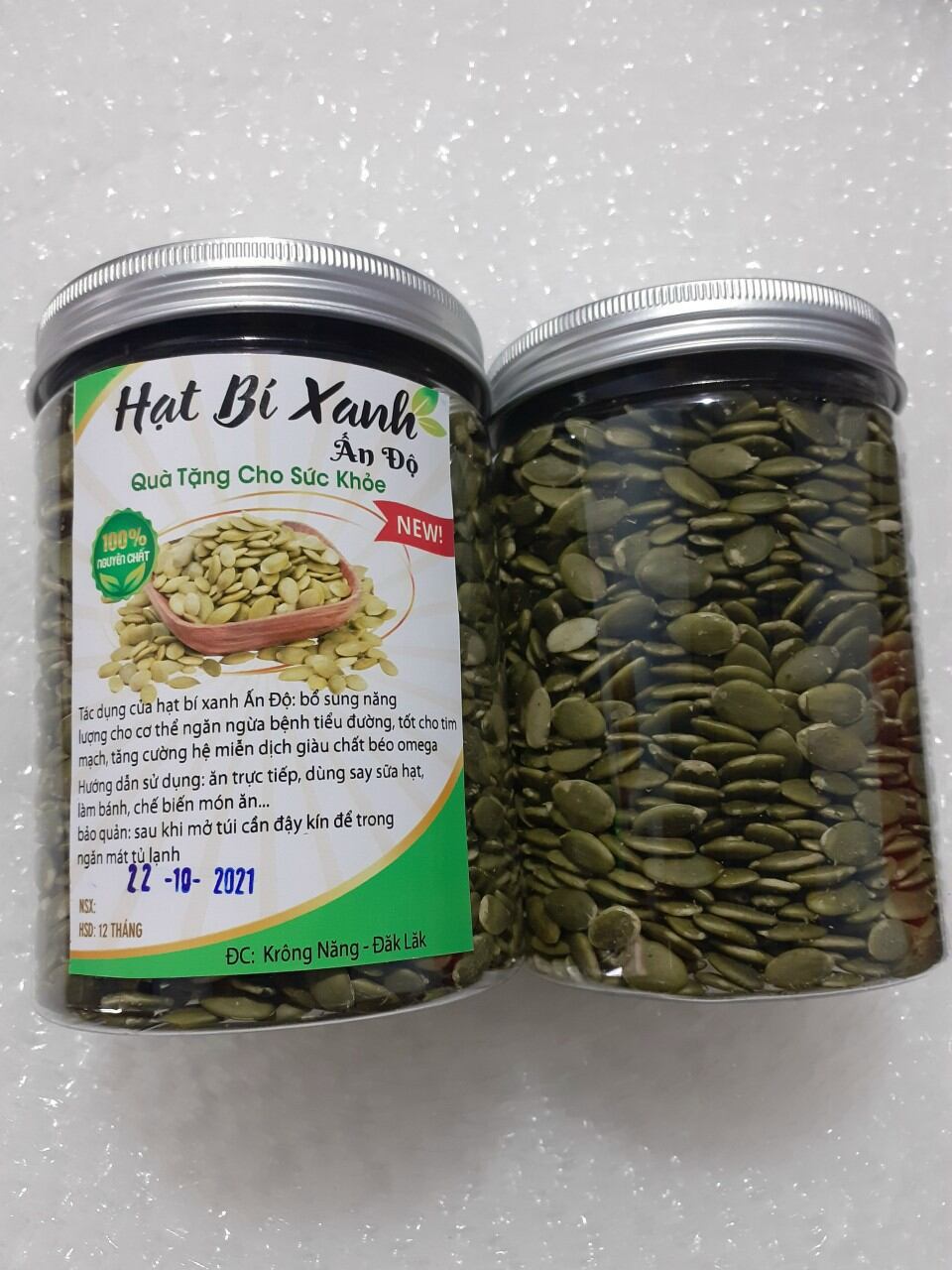 500gr hạt bí xanh Ấn Độ nhập khẩu loại 1 giá sỉ