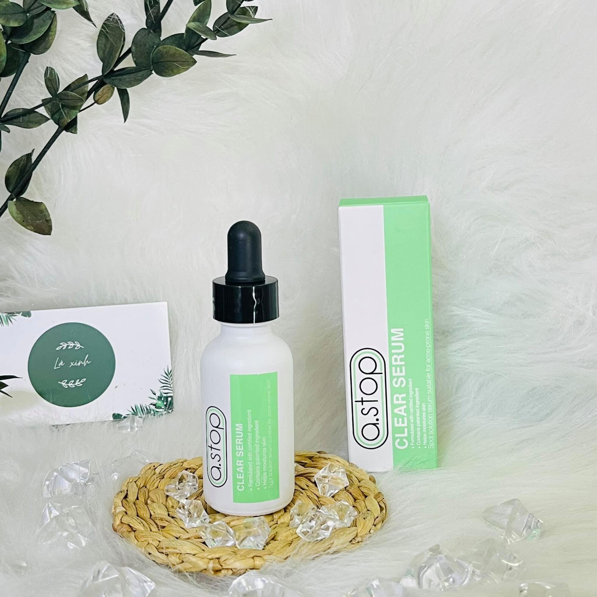 [Tinh Chất Da Mụn Chứa Bha + Aha] Huyết Thanh Thay Đổi Làn Da Mụn Trong 5 Ngày A.stop Clear Serum (Hàn)