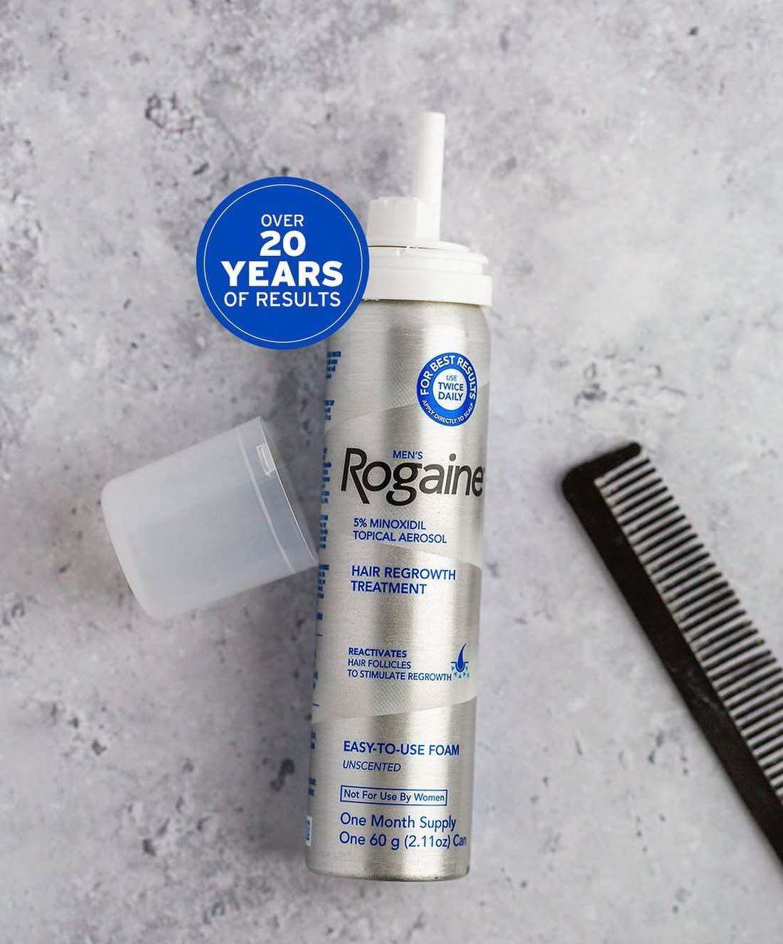 XỊT MỌC TÓC MINOXIDIL 5% Rogaine DẠNG BỌT Bill US