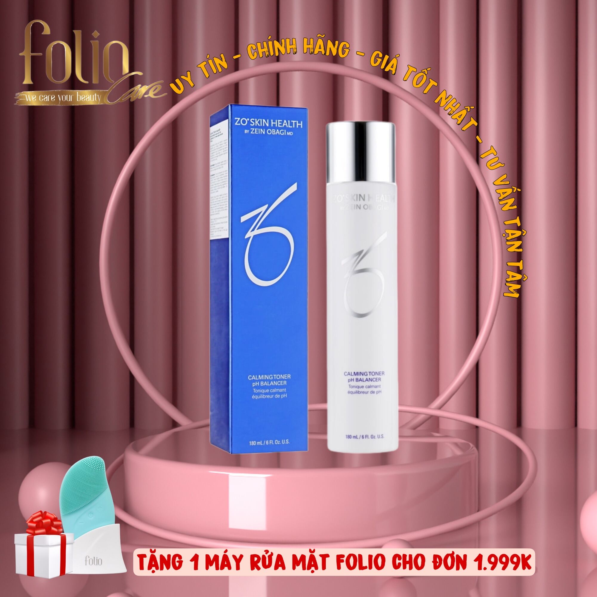 Nước hoa hồng CALMING SKIN TONER ZO