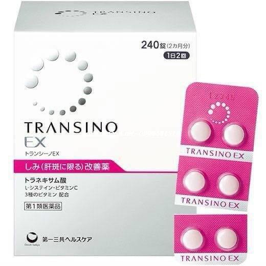 Transino 240 viên , Trắng da , giảm nám