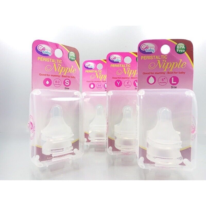 Núm ty cổ hẹp GB Baby hộp 2 cái