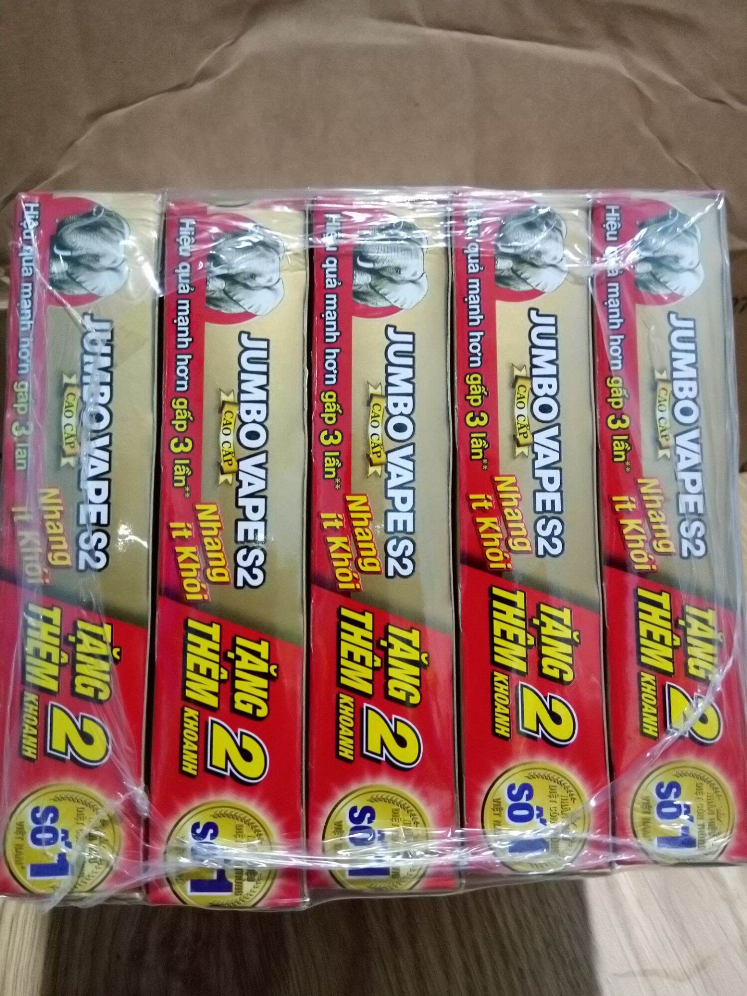[Combo 5 hộp/10 khoanh] Nhang trừ muỗi cao cấp Jumbo ít khói