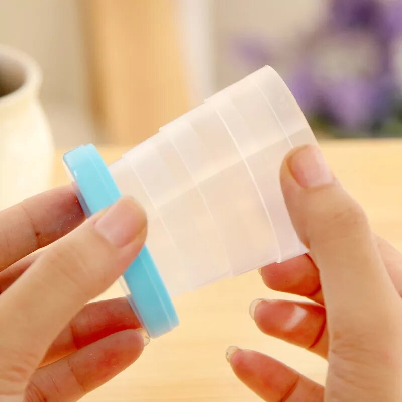 Cốc nhựa gấp gọn 120ml (5.5x6cm)
