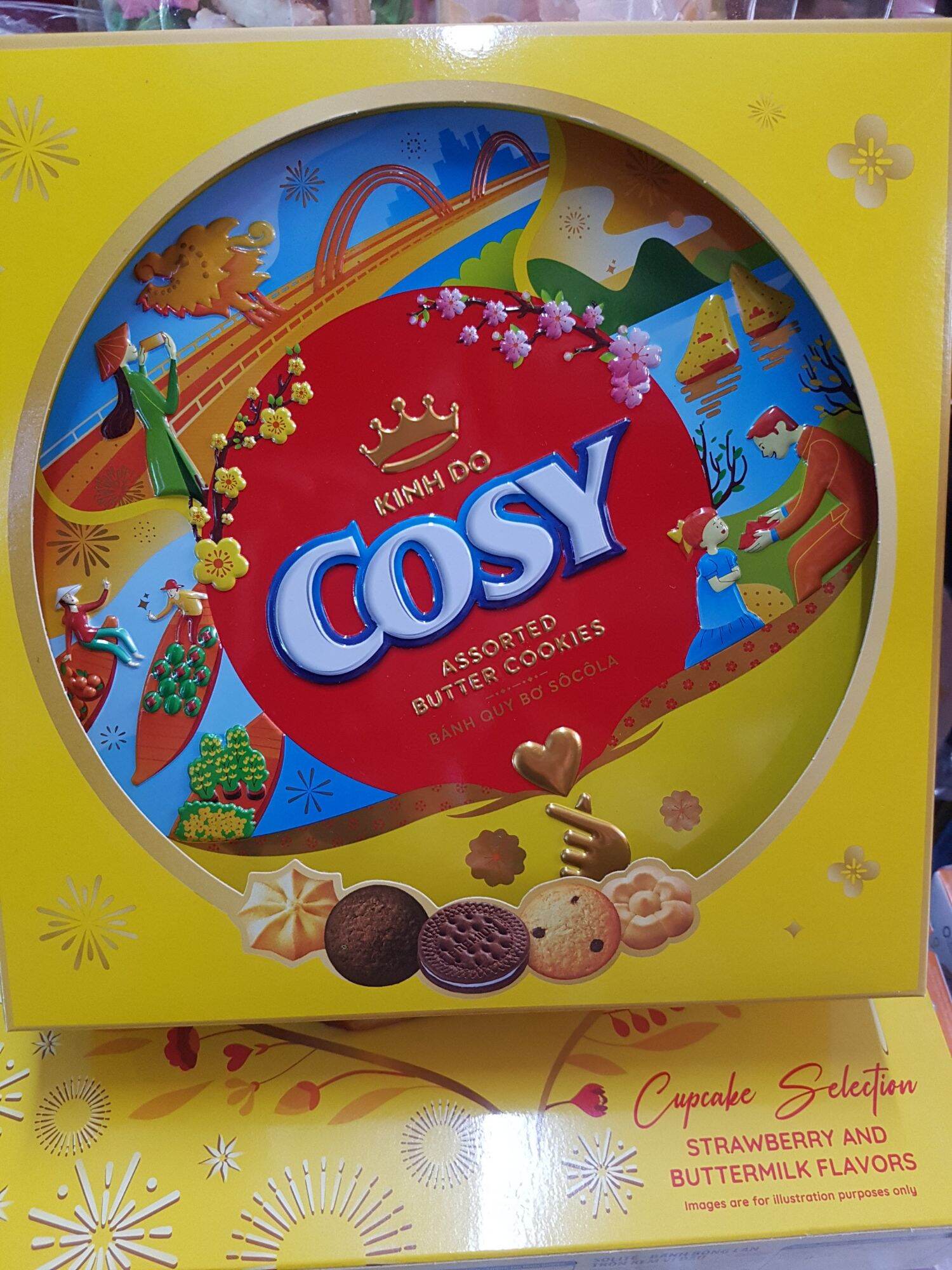 Bánh quy bơ socola cosy 378g