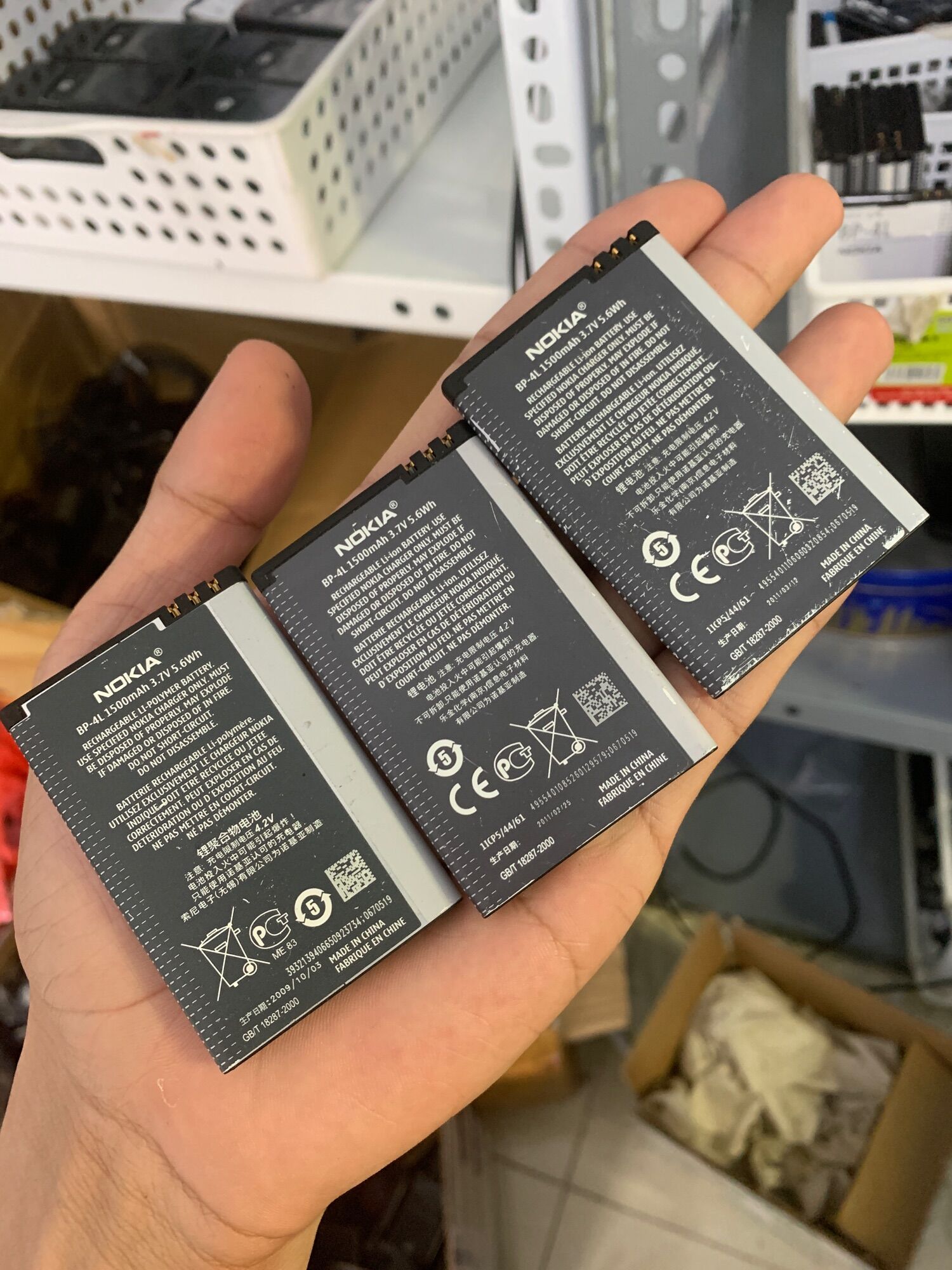 Pin zin bóc máy nokia BP 4L | pin nokia e63 e71 e72 e52 e55 n97 e90 e61i 6650