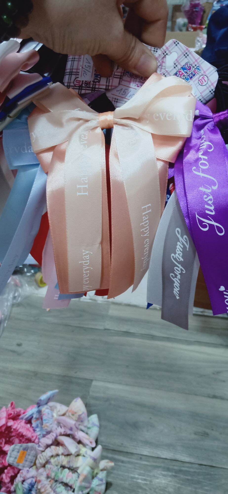 Sét 2 dây buộc tóc,dây cột tóc nơ cute