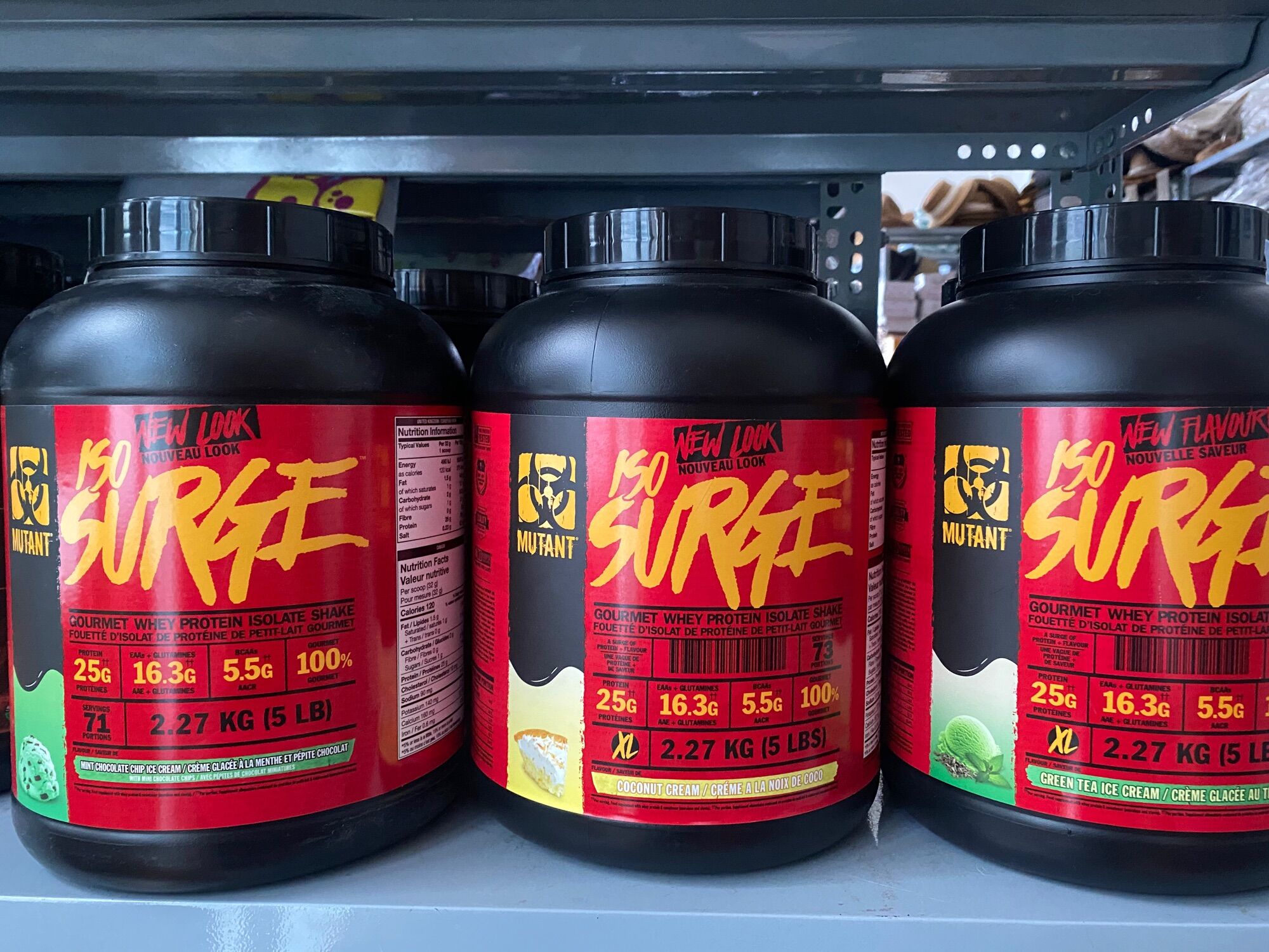 [HCM]WHEY PROTEIN - MUTANT - ISO SURGE - 5lbs (73 servings )  - Bổ sung 100% whey protein isolate - Từ Canada